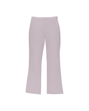 CALLIPYGIAN Satin Lilac Pants - Purple