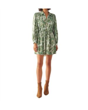 Omika Aria Mini Dress - Green