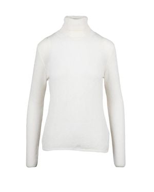 Eleventy Cashmere Turtleneck Sweater - White