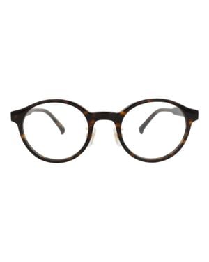 dunhill Round-Frame Recycled Acetate Optical Frames - Brown