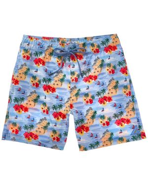 Mr. Swim Stretch Swim Trunk - Blue