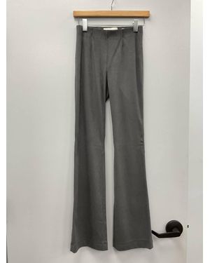 Seductive Sabrina Flare Veloure Pant - Gray