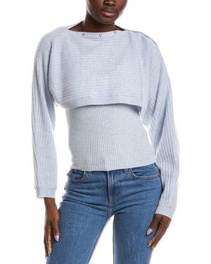 NAADAM 2Pc Cashmere Sweater Set - Blue
