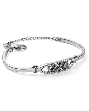 Brighton Interlok Braid Bar Bracelet - Metallic