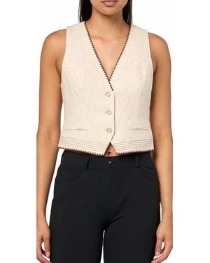 Ramy Brook Pilar Embroidered Vest - Black