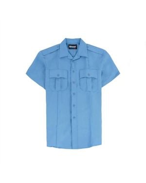 Blauer Short Sleeve Polyester Supershirt - Blue