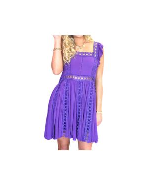 BuddyLove Adams Mini Dress - Purple