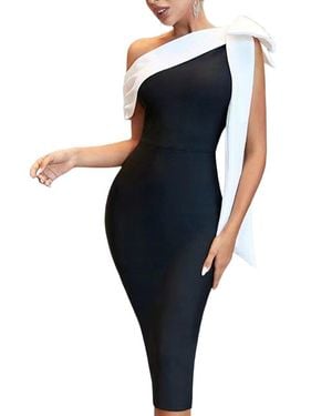 COLON DIANA Midi Dress - Blue