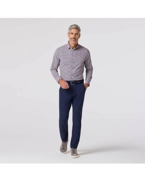 Mizzen+Main Leeward Long Sleeve Dress Shirt - Blue