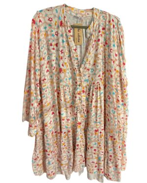 Miss Bold Summertime Fun Tiered Leopard Dress - Natural