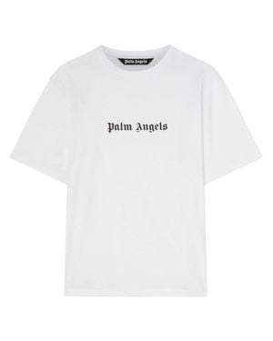 Palm Angels Logo T-Shirt - White