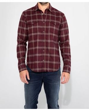 Monfrere Eastwood Check Shirt - Red