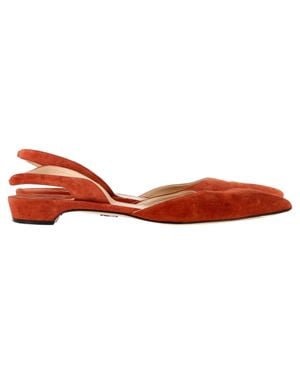 Paul Andrew Rhea 15 Slingback Flats - Red