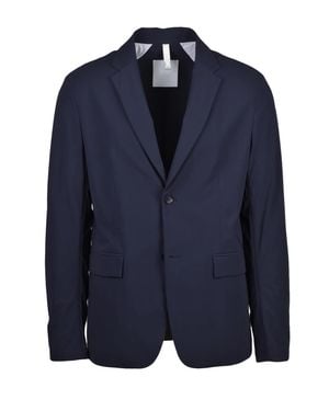 DUNO Technical Fabric Buttoned Jacket - Blue