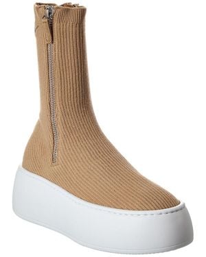Giuseppe Zanotti Alma Platform Sock Sneaker - White