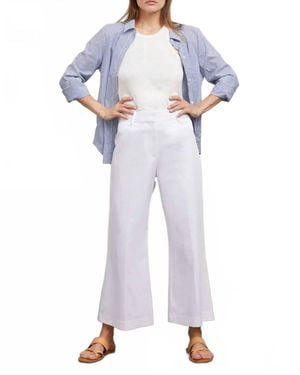 Phoebe Jon Aria Cropped Pant - Blue