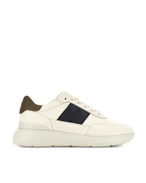 Hogan Off- Logo Heel Tab Low-Top Sneakers - Blue