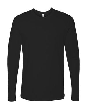 Next Level Cotton Long Sleeve T-Shirt - Black
