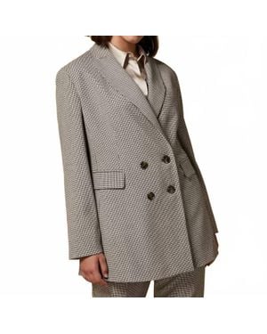 Marina Rinaldi Castagna Double Breasted Coat - Gray
