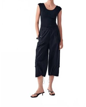 Beatrice B. Cargo Pants With Drawstring - Blue