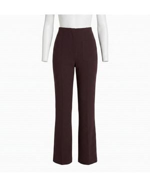 Spanx Dressy Micro Flare Legging Pants - Purple