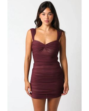 Olivaceous Sandra Mini Dress - Red