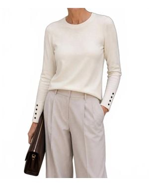 J'Envie/Eli Cammi Crewneck Sweater - Natural