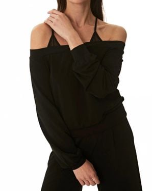 Lanston Off-Shoulder Top - Black