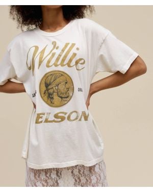 Daydreamer Willie Nelson American Original Merch Tee - Natural
