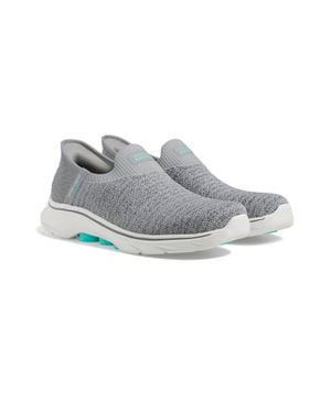 Skechers Step-In Go Walk 7 Springtime Sneaker - Gray