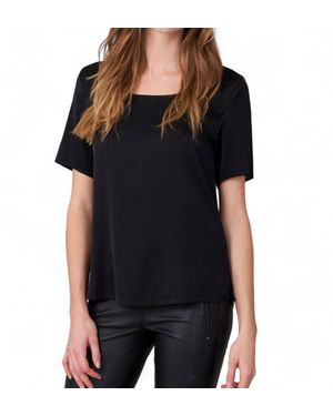 Repeat Cashmere Silk T-Shirt - Black