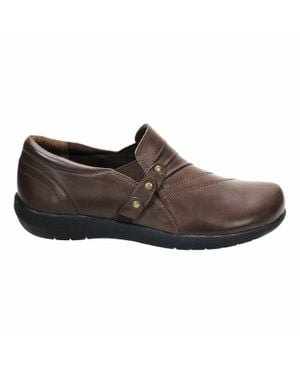 David Tate Serene Casual Leather Shoes - Brown