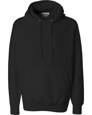 Weatherproof Cross Weave Hooded Sweatshirt - Black
