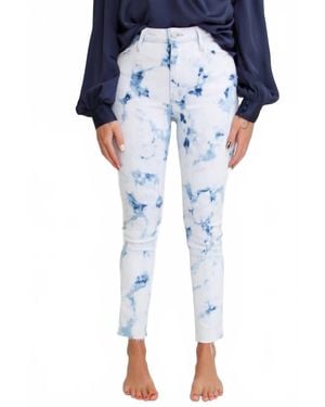 Just Black Denim Roxy Tie-Dye Skinny Jeans - Blue