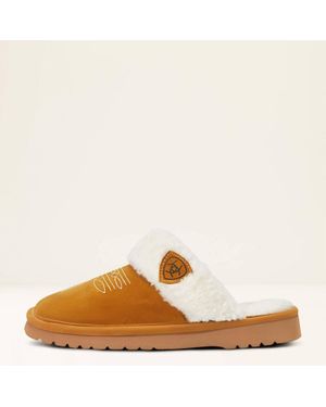 Ariat Jackie Square Toe Slippers - Natural