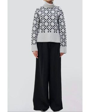 Jonathan Simkhai Charlenne Logo Sweater - Multicolor