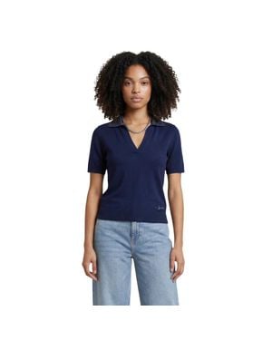 Guess Wool T-Shirt - Blue