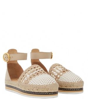 Odissi Braided Flat Espadrille - Natural