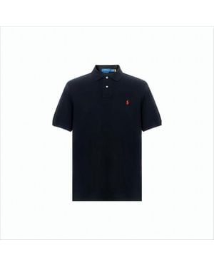 Polo Ralph Lauren Short-Sleeve Polo Shirt With Traditional Collar And Embroidered Logo - Blue