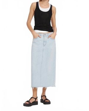 Agolde Della Skirt - Blue