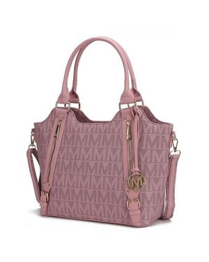MKF Thania Stylish Tote Handbag By Mia K - Purple