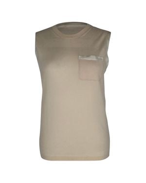 Lanvin Knitted Tank Top - Gray