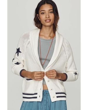 Maeve Lawson American Flag Cardigan - Blue
