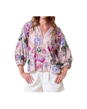 Cleobella Luella Button-Down Blouse - Multicolor