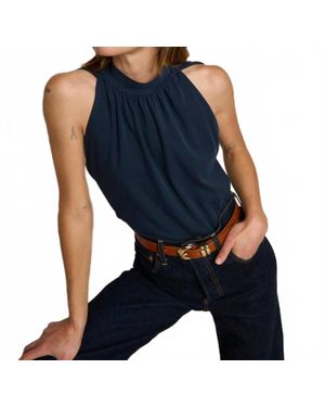 Nation Ltd Randi Halter Tank - Blue