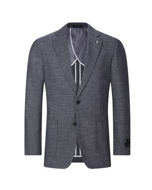 Tom Baine Performance Solid Stretch Sport Coat - Blue