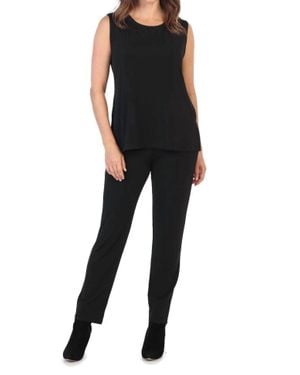 Jess & Jane Ity Knit Tank Top - Black