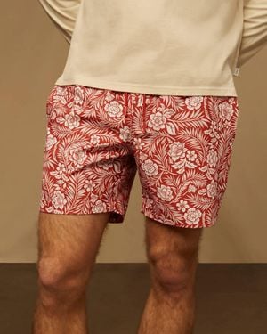 Onia Comfort Lined Swim Trunks - Pink