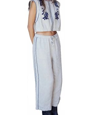 Melissa Nepton Suza Relaxed Straight Pants - Black