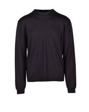 Low Brand Crewneck Merino Wool Sweater - Blue